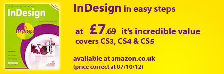 InDesign in easy steps book ad